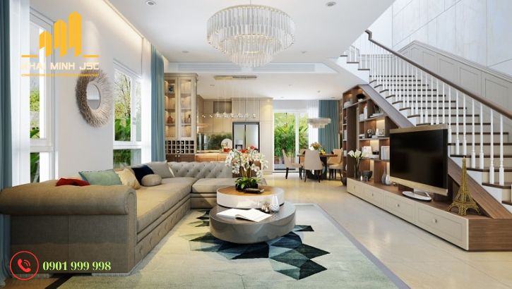 Đảm bảo không gian thoáng đãng, lưu thông tốt cho ngôi nhà