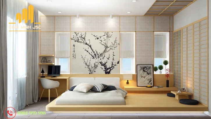 Phong cách thiết kế Zen Art sử dụng nội thất đơn giản, đảm bảo công năng