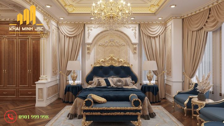 Vị trí đặt giường ngủ hợp lý, thoải mái, thư giãn, hợp phong thủy