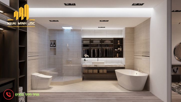 Nguyên tắc phong thủy khi thiết kế nhà vệ sinh