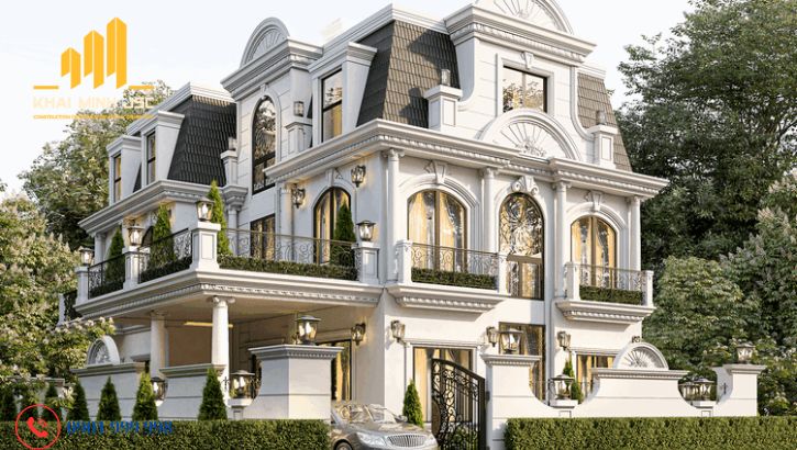 Cổng chính của biệt thự cần có hình dáng và kích thước hợp mệnh