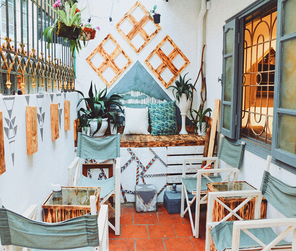 Quán cafe theo phong cách Bohemian độc đáo