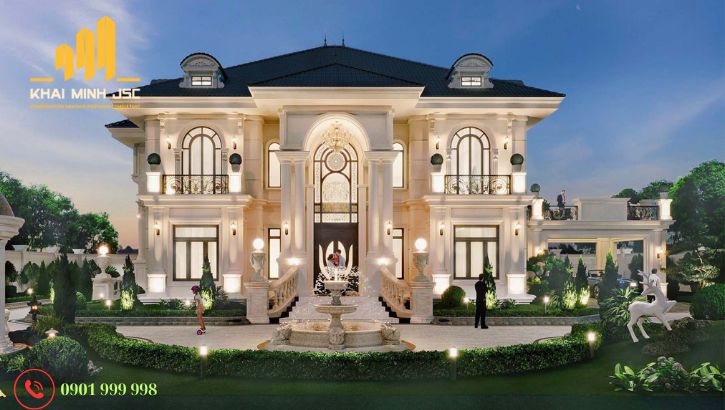 Thiết kế biệt thự sân vườn đảm bảo tính thẩm mỹ