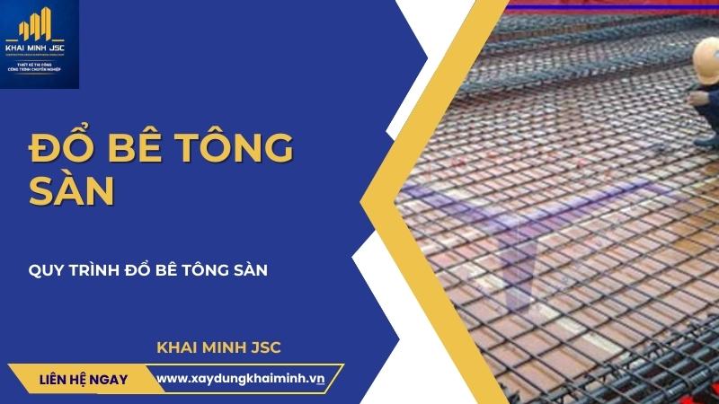 cách đổ cột bê tông