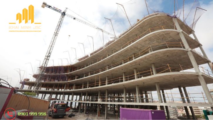 Thiết kế sàn không dầm cần kỹ sư tính toán tải trọng, khoảng cách cột hợp lý