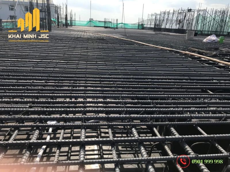 Kết cấu sàn bê tông không dầm trong công trình đảm bảo độ chắc chắn, bền vững