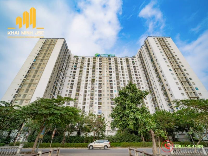 Công trình thực tế thi công sàn bê tông không dầm