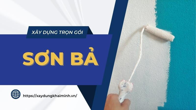 sơn bả khi xây dựng nhà