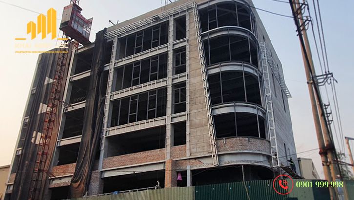 Thi công phần thô đảm bảo hoàn thành đúng tiến độ