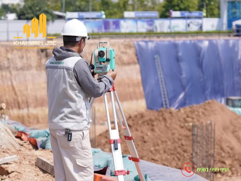 Kiểm soát độ thẳng đứng và sai số kết cấu ở độ cao lớn