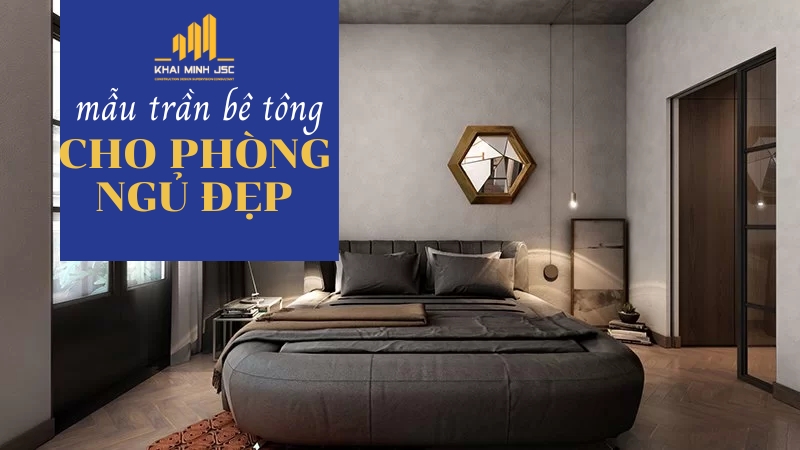 trần bê tông giả thạch cao