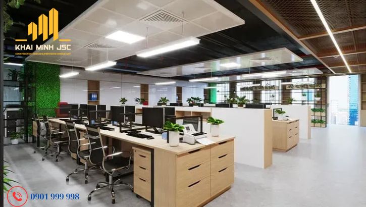 Điều tiết lượng ánh sáng thích hợp trong không gian văn phòng