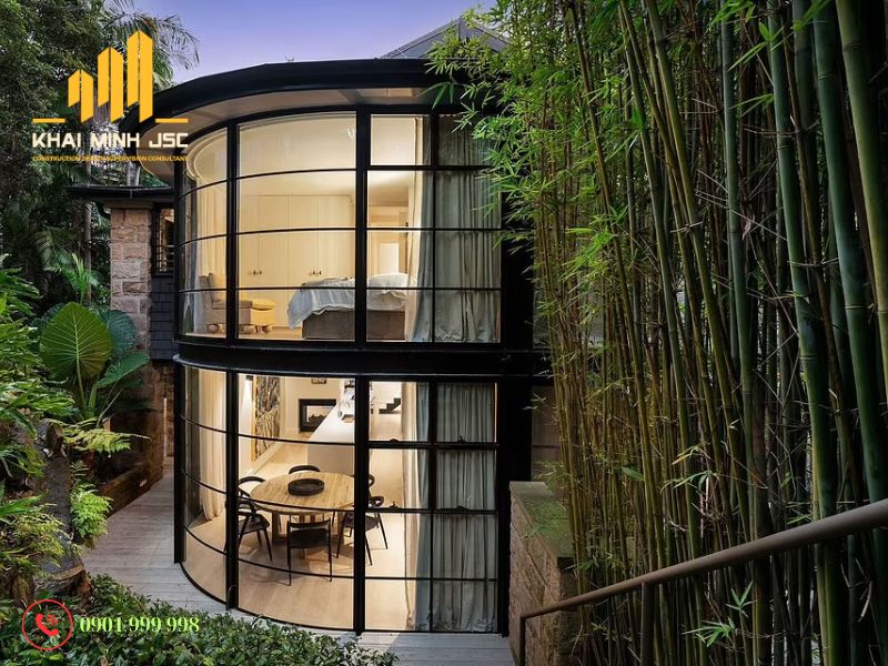 Lựa chọn loại kính phù hợp khi thiết kế biệt thự