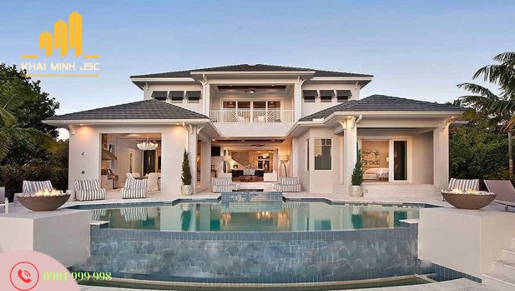 Hai cánh chữ U phân chia hợp lý giữa không gian riêng tư và chức năng linh hoạt