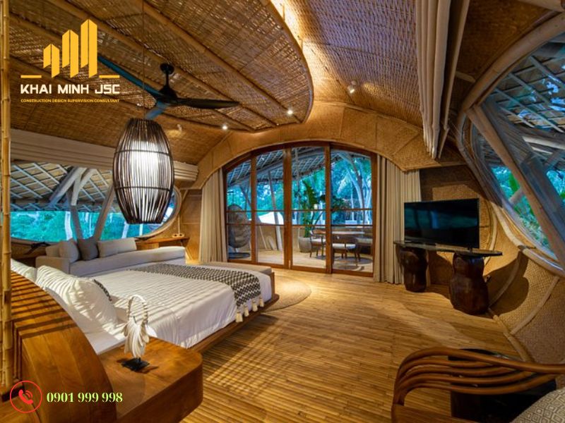 Thiết kế khách sạn Luxury Eco-Resort chú trọng đến sự tiện nghi