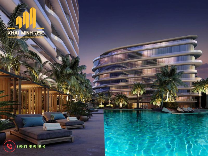 Mẫu thiết kế khách sạn cao cấp thân thiện môi trường tối ưu chi phí