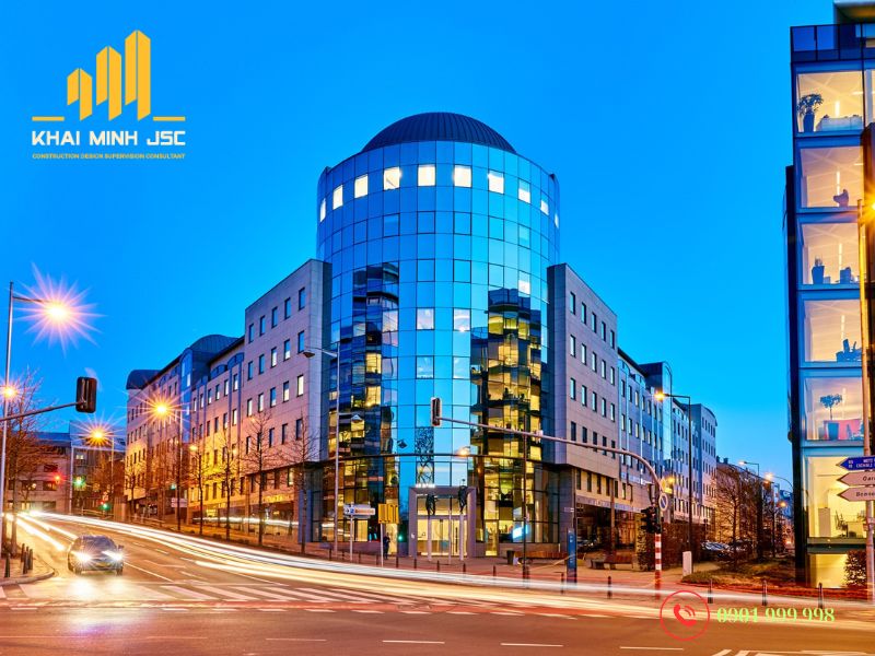 Công trình thi công mái vòm phân tán lực