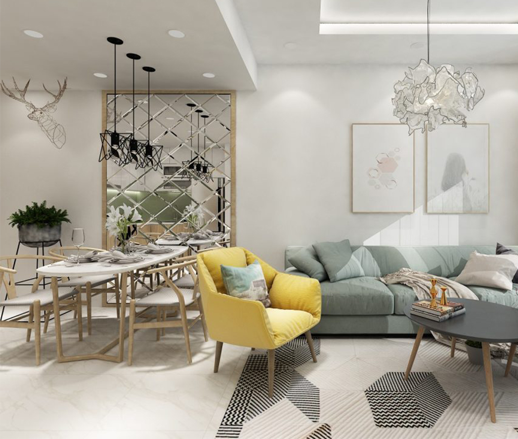 Thiết kế nội thất phòng khách nhỏ