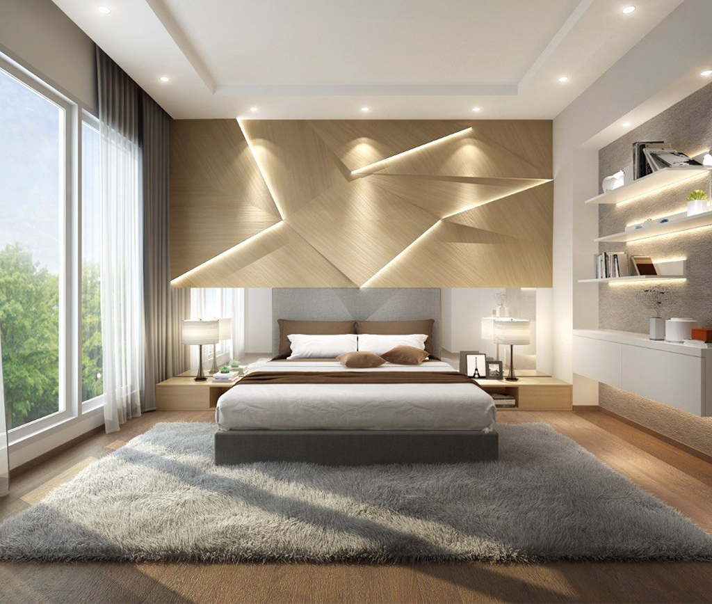 Thiết kế nội thất phòng ngủ 14m2