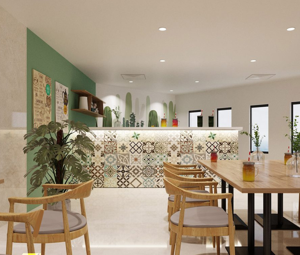 Thiết kế nội thất quán cafe đẹp