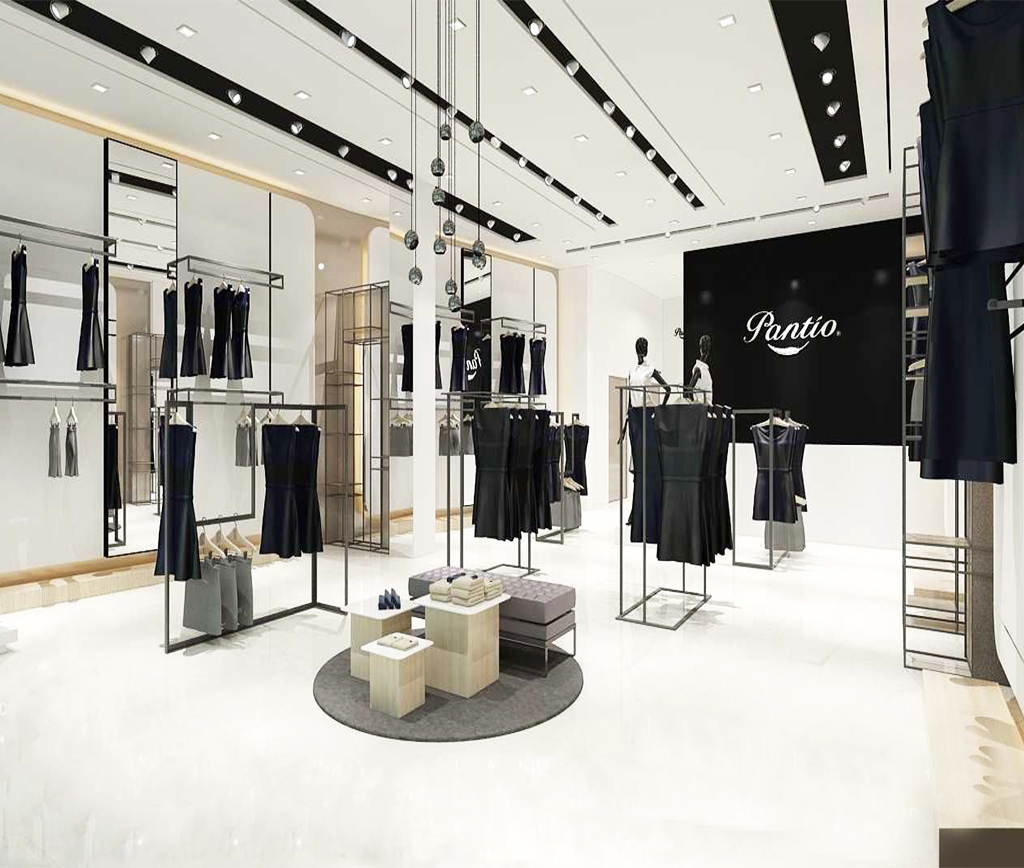 Thiết kế shop thời trang nữ theo phong cách hiện đại