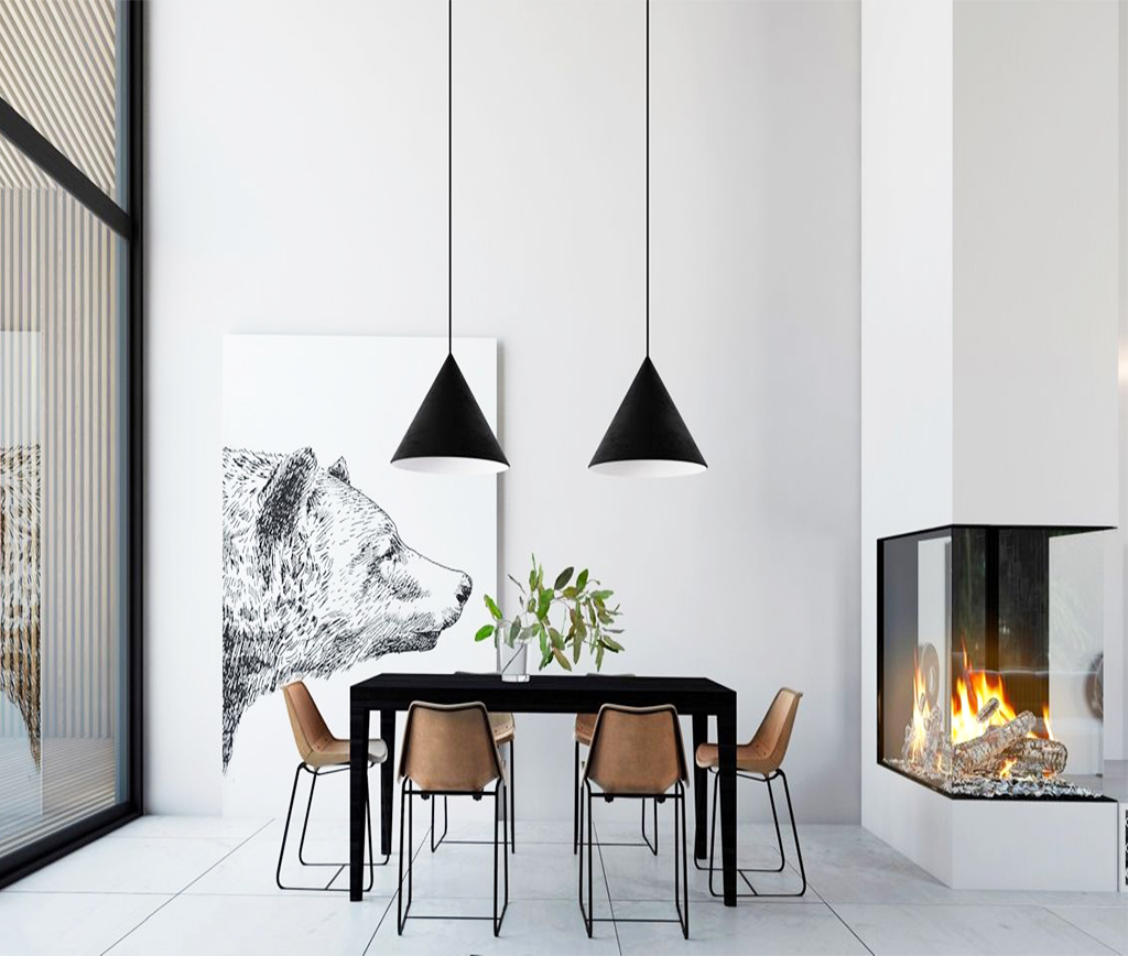 Thiết kế văn phòng hiện đại tối giản