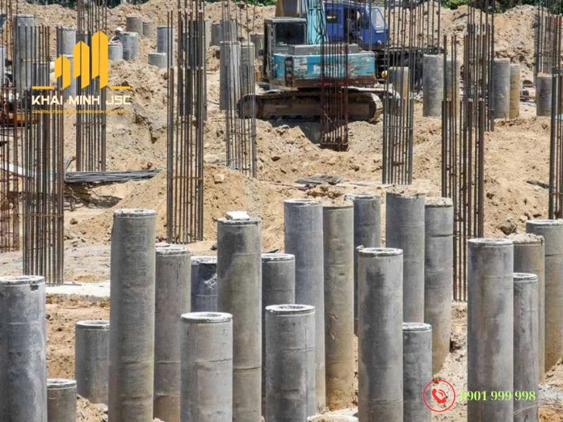Đảm bảo tiêu chuẩn kỹ thuật cọc khoan nhồi giúp móng công trình ổn định