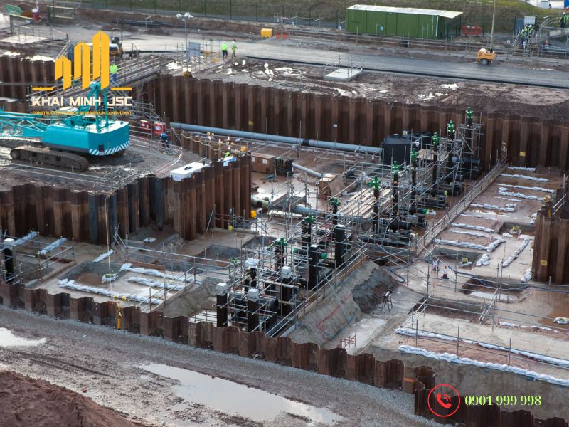 Công trình đảm bảo kết cấu chắc chắn khi thi công cọc khoan nhồi
