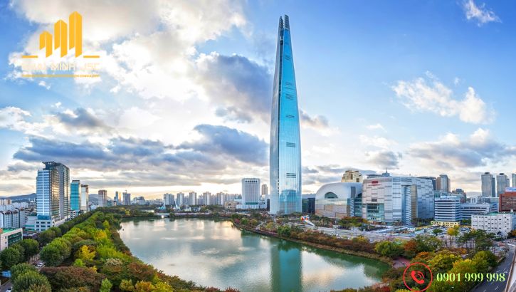 Tháp Lotte World - công trình kiến trúc ấn tượng của thế kỷ XXI