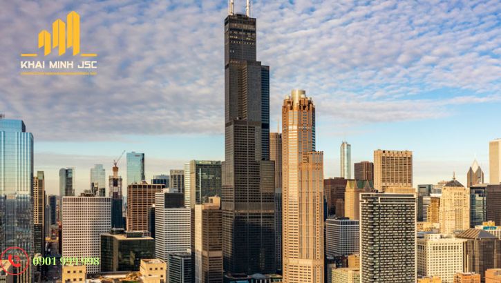Willis Tower chính là biểu tượng cho sự phát triển kiến trúc vượt bậc