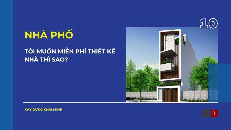 miễn phí thiết kế nhà