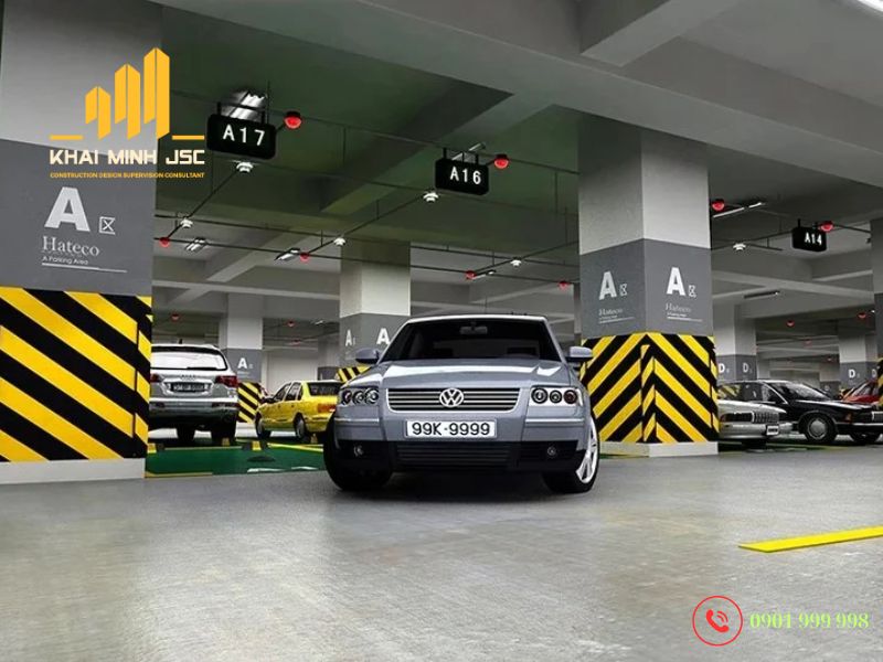 Thi công tầng hầm đạt chuẩn kỹ thuật, đảm bảo khả năng vận hành ổn định