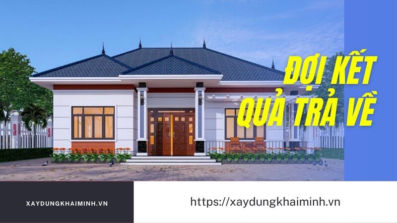 Trả kết quả mẫu giấy phép sửa chữa, cải tạo nhà ở
