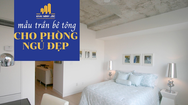 trần nhà bê tông đẹp