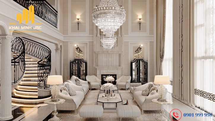 Thiết kế chiếu sáng cho phòng khách