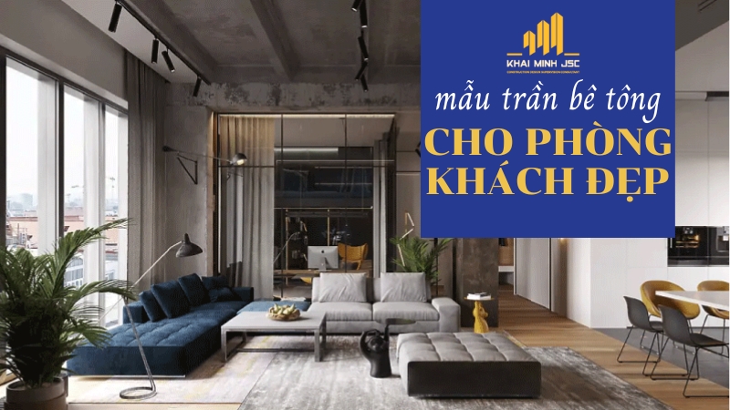 trần bê tông đẹp