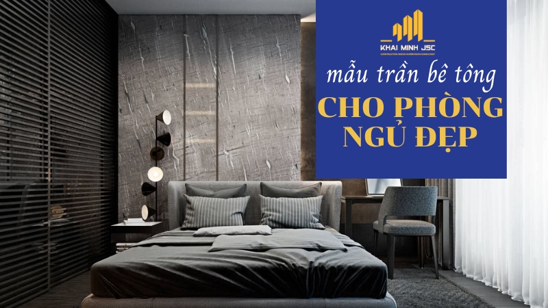 trần bê tông giả thạch cao