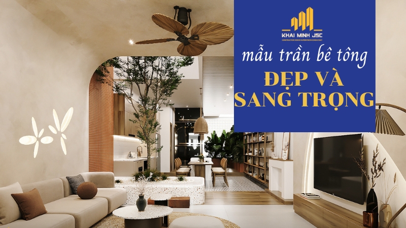 bê tông trần nhà