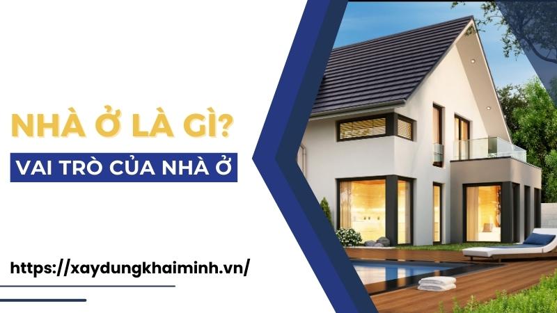 vai trò của nhà ở