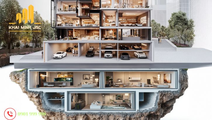 Văn phòng kháng thiên tai tích hợp hầm trú ẩn đảm bảo an toàn trong tình huống khẩn cấp