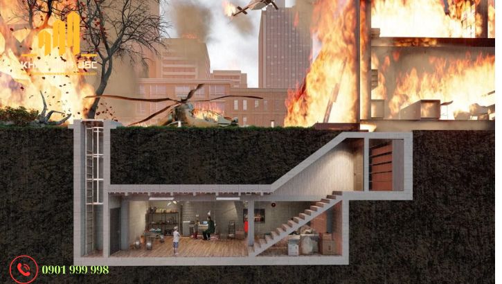 Các tiêu chuẩn về văn phòng kháng thiên tai tích hợp hầm trú ẩn