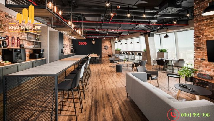 Văn phòng phong cách công nghiệp mang đến nhiều lợi ích nổi bật