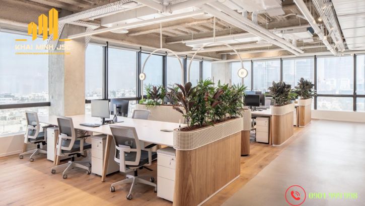 Thiết kế văn phòng thông minh với không gian mở