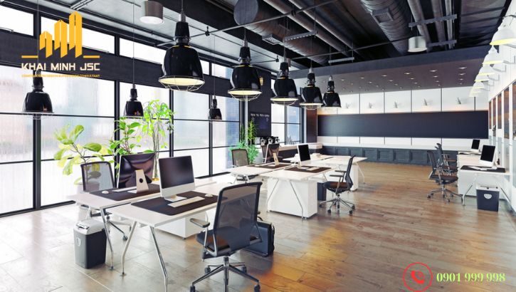 Thiết kế văn phòng thông minh phong cách tối giản