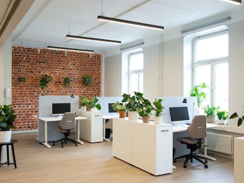 Thiết kế văn phòng tiết kiệm năng lượng thể hiện sự quan tâm của doanh nghiệp đến môi trường và cộng đồng