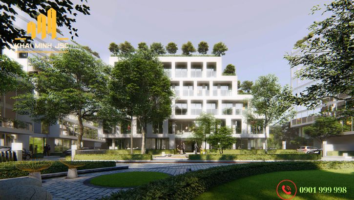 Cây xanh trên mái nhà giúp cung cấp bóng mát tự nhiên