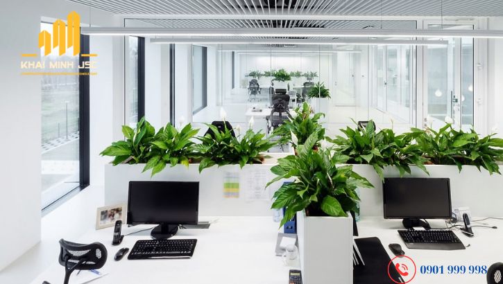 Thiết kế văn phòng sử dụng ánh sáng tự nhiên