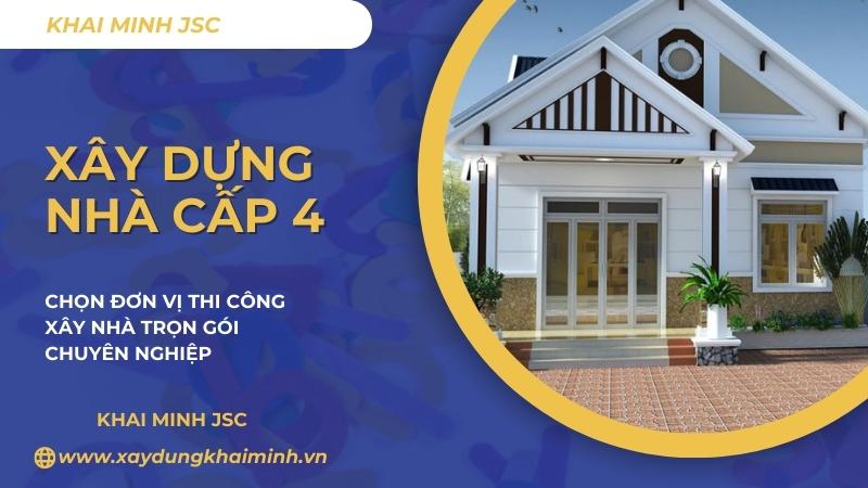 xây 1 căn nhà cấp 4 khoảng bao nhiêu tiền