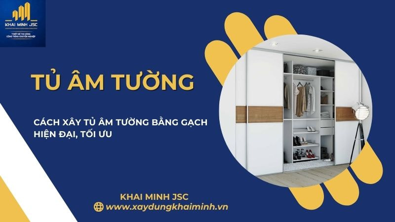 cách làm tủ âm tường