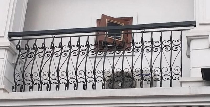 mẫu lan can tường xây